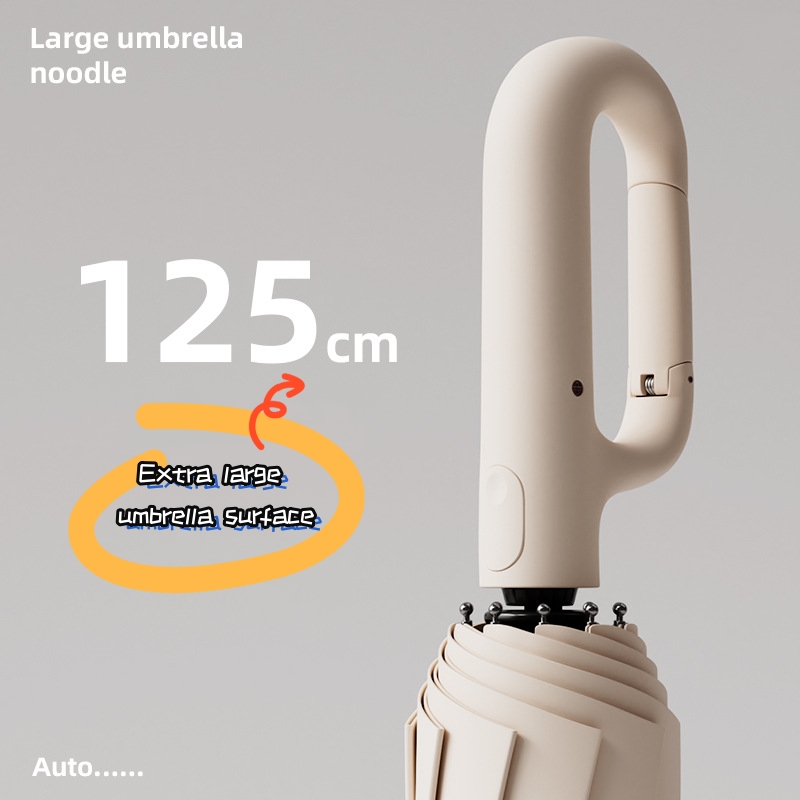 Parasol Umbrella Large - ร่มหัวเข็มขัดแหวนอัตโนมัติเสริมแรงขนาดใหญ่พิเศษ กันฝน กันรังสียูวีอเนกประสงค์ ทนต่อลม