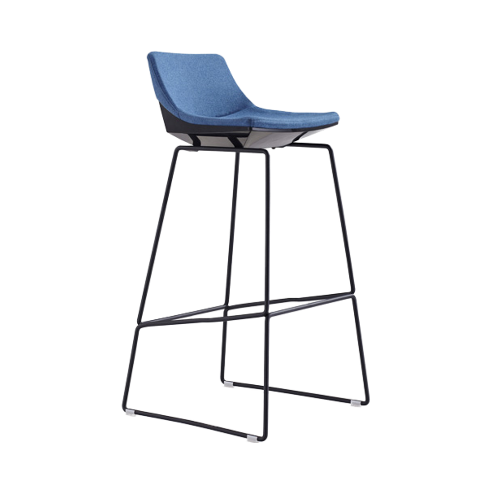 Outdoor Furniture Legs - เก้าอี้บาร์ดีไซน์ทันสมัยลดราคาพิเศษ สีสันสดใส ขาสูง หุ้มผ้า เหมาะสำหรับร้านอาหาร คาเฟ่