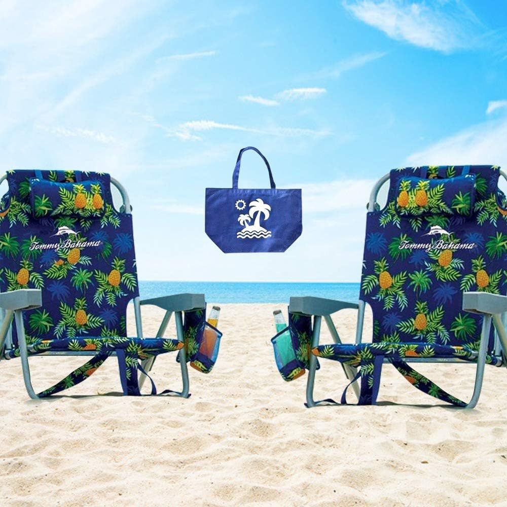 Outdoor Furniture Green - เก้าอี้ชายหาดแบบสะพายหลัง 2 ตัว/ สีเขียว