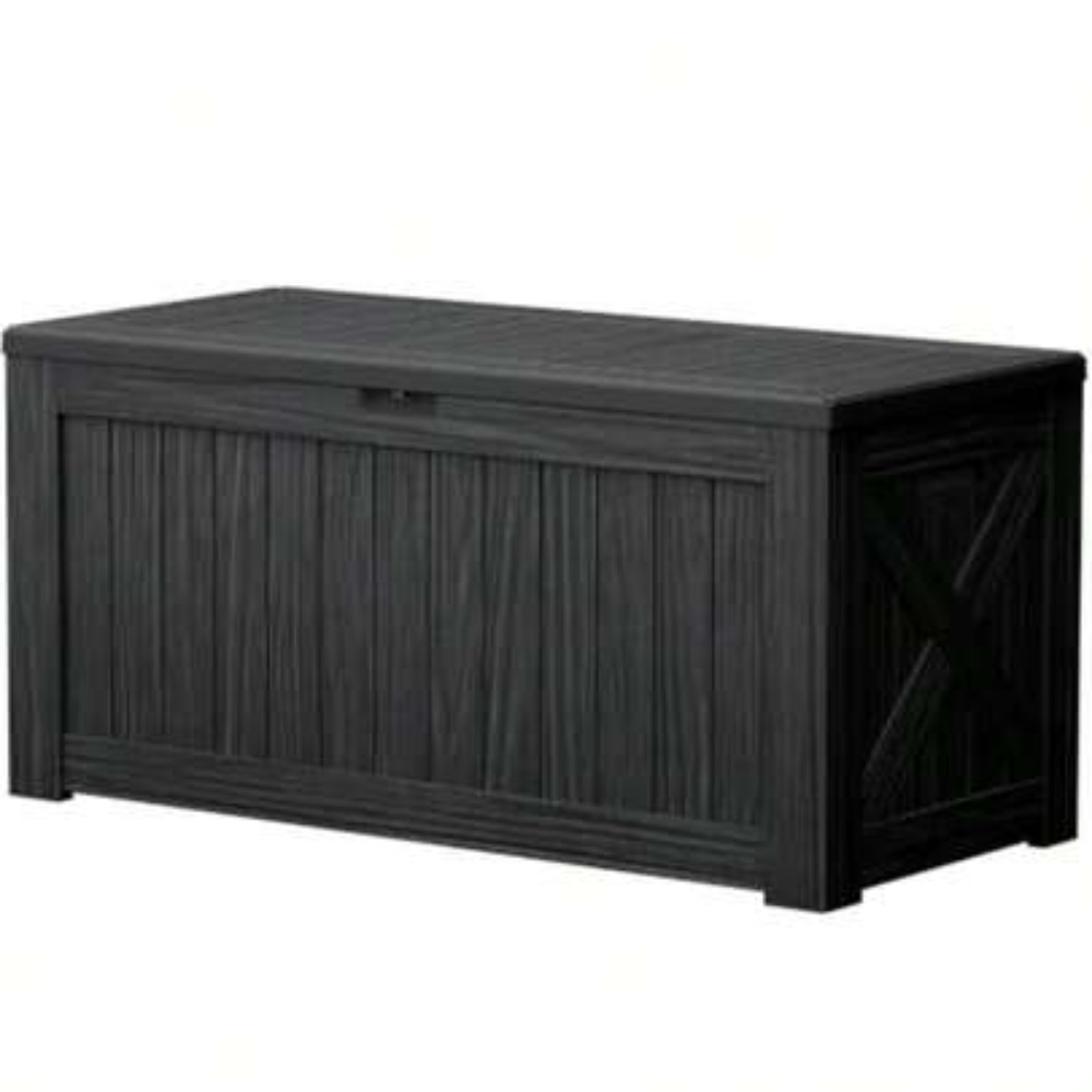 Outdoor Furniture Resin - กล่องเก็บของกลางแจ้งขนาด 120 แกลลอน วัสดุเรซิน กันน้ำ พร้อมระบบล็อก