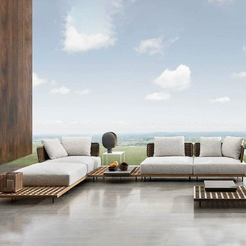 Outdoor Furniture Teak Wood - # ชุดโซฟากลางแจ้งสำหรับลานบ้าน วิลล่า ระเบียง เฟอร์นิเจอร์ไม้สักกันน้ำ สำหรับสวนกลางแจ้ง