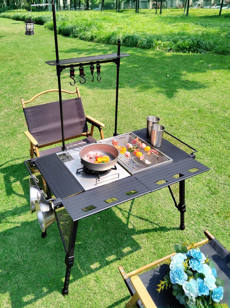 Loohascamping โต๊ะเตาอั้งโล่ปร - Outdoor Furniture Legs บทวิจารณ์และราคา