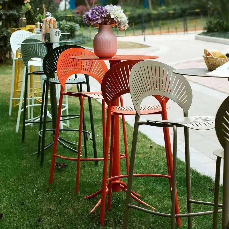 เก้าอี้บาร์อุตสาหกรรมสีเหลืองใ - Outdoor Furniture Yellow บทวิจารณ์และราคา