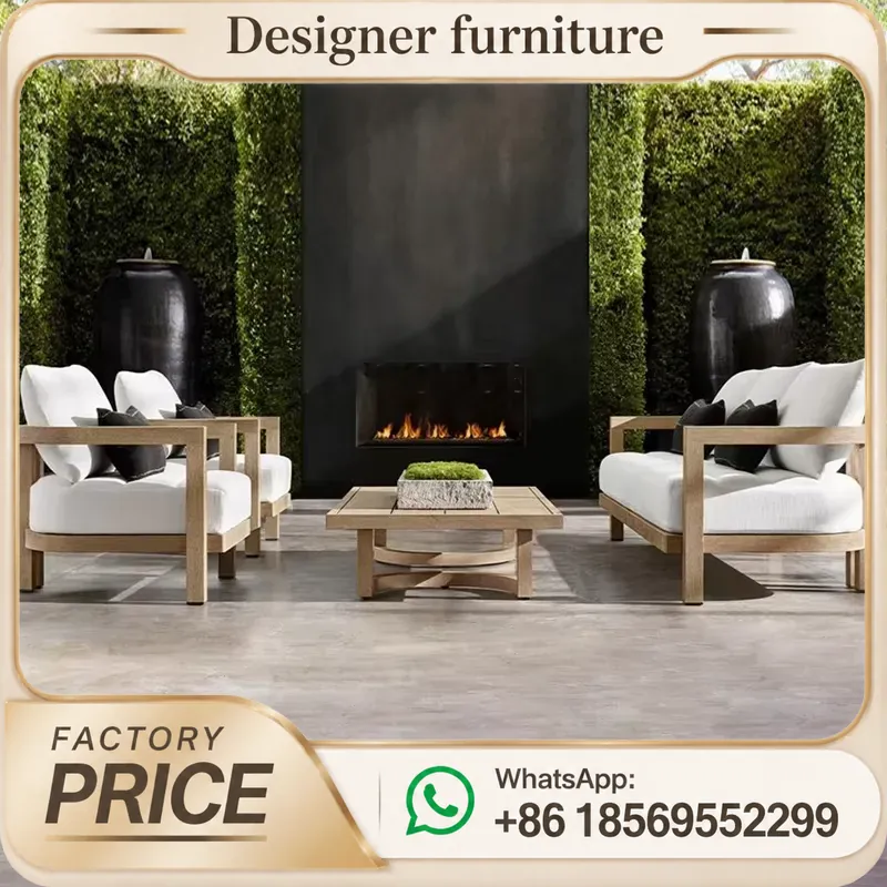 ชุดโซฟาไม้สักกันน้ำสำหรับใช้งา - Outdoor Furniture Teak Wood บทวิจารณ์และราคา