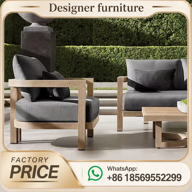 ชุดโซฟาไม้สักกันน้ำสำหรับใช้งา - Outdoor Furniture Teak Wood บทวิจารณ์และราคา
