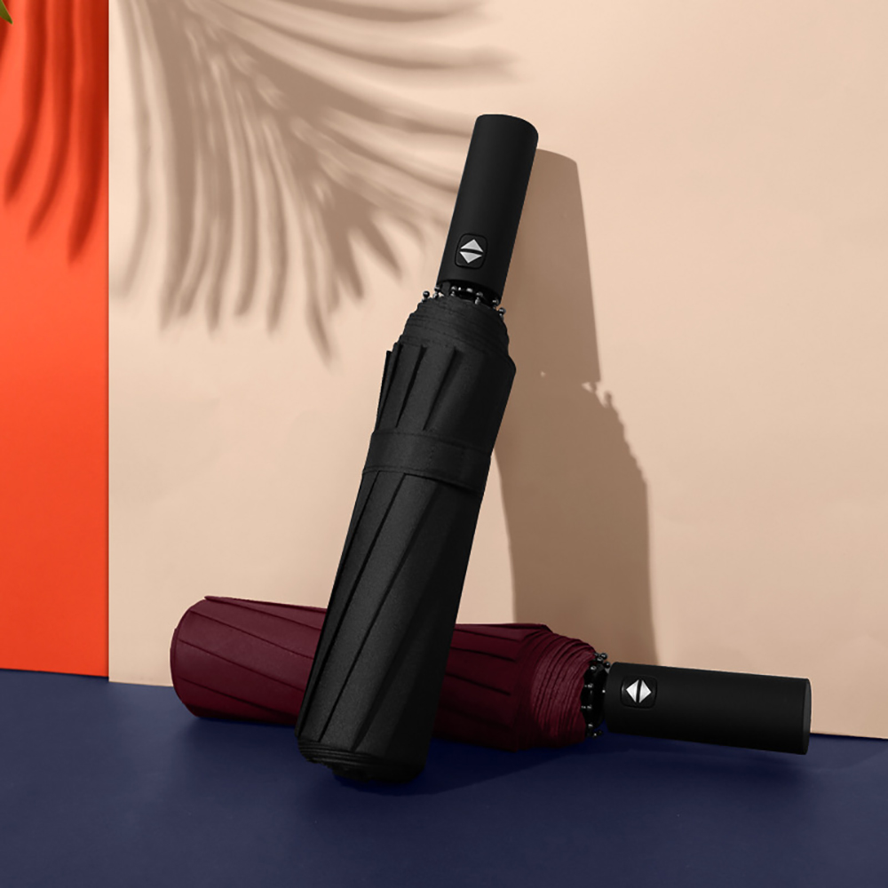 Windproof ร่มพับอัตโนมัติหญิงช - Parasol Umbrella Large บทวิจารณ์และราคา