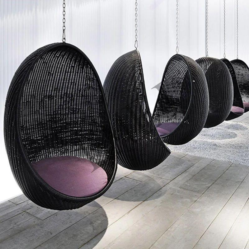 เก้าอี้แขวนสำหรับพักผ่อนกลางแจ - Garden Swing Chair บทวิจารณ์และราคา
