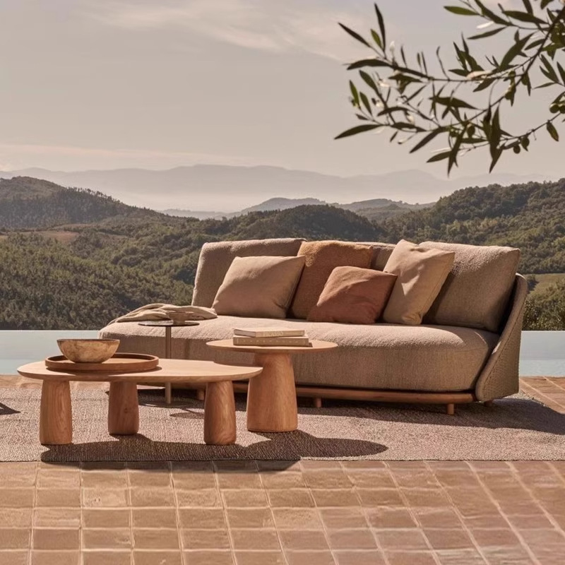 ชุดเฟอร์นิเจอร์หวายสำหรับพักผ่ - Outdoor Furniture Teak Wood บทวิจารณ์และราคา