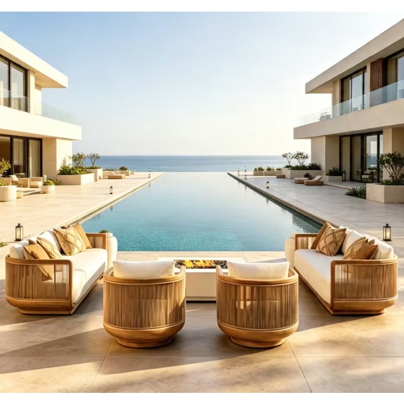 เตียงอาบแดดไม้สักสำหรับลานบ้าน - Outdoor Furniture Teak Wood บทวิจารณ์และราคา