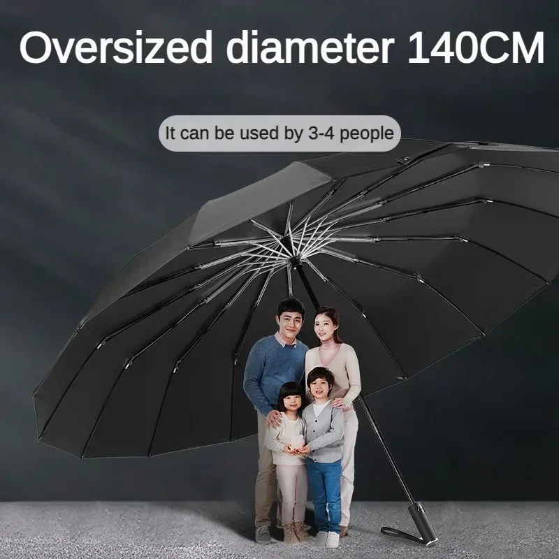 Super Large 140CM Automatic Fo - Parasol Umbrella Large บทวิจารณ์และราคา