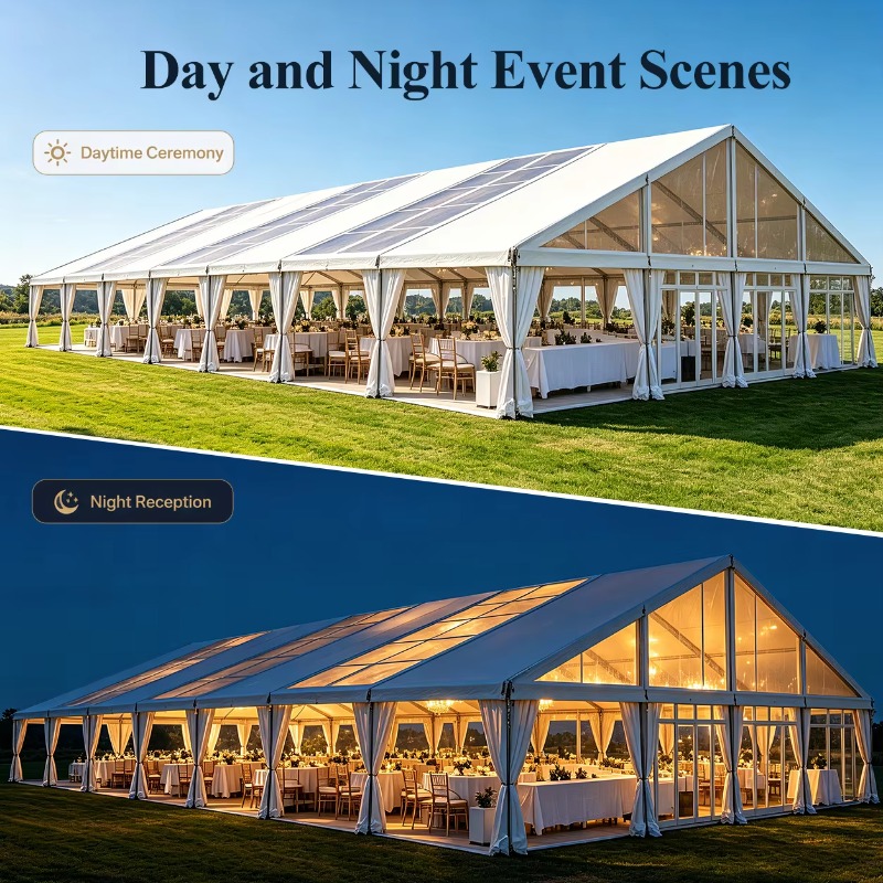 เต็นท์ทรงปิรามิดอลูมิเนียมกลาง - Outdoor Furniture Exhibition บทวิจารณ์และราคา
