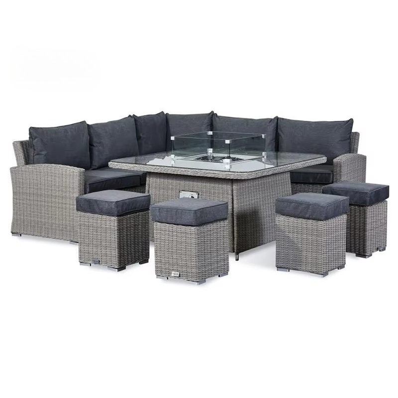 ชุดโซฟาสนามหญ้ากันน้ำ 4 ชิ้น ว - Outdoor Furniture Fire Pit Set บทวิจารณ์และราคา