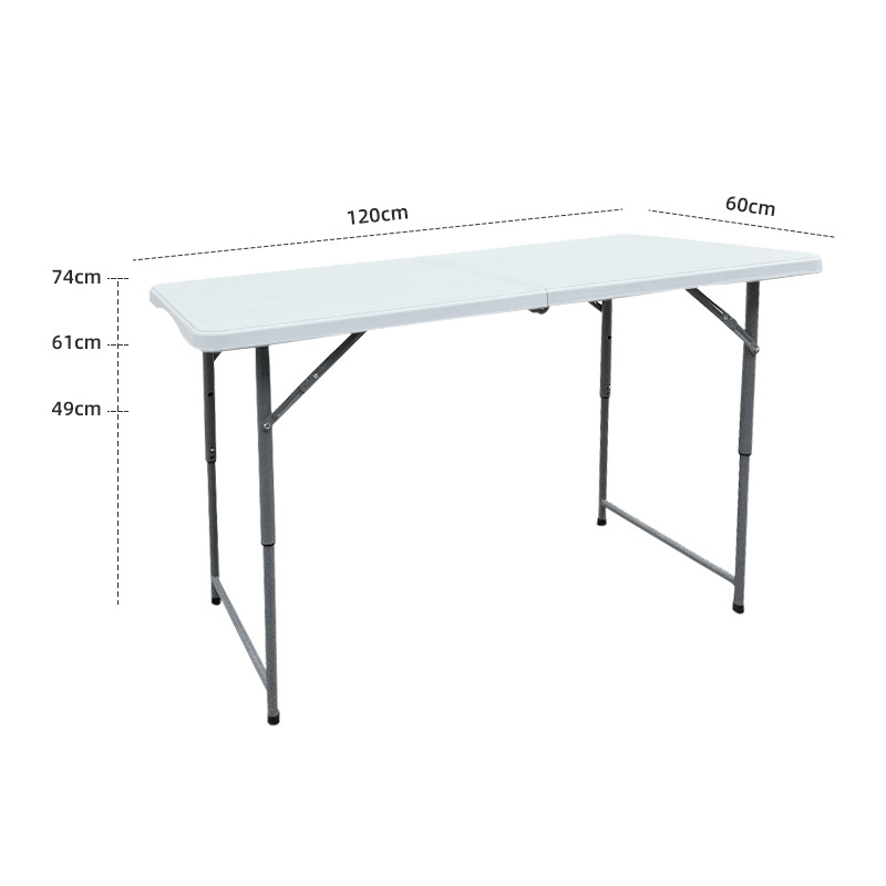 โต๊ะพับได้พลาสติก HDPE กลางแจ้ - Outdoor Furniture Exhibition บทวิจารณ์และราคา