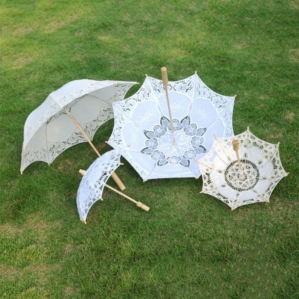 ร่มลูกไม้ขนาดใหญ่สไตล์วินเทจ ป - Parasol Umbrella Large บทวิจารณ์และราคา
