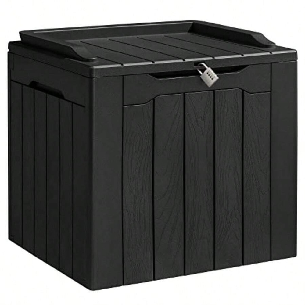 กล่องเก็บของกลางแจ้งขนาด 31 แก - Outdoor Furniture Resin บทวิจารณ์และราคา