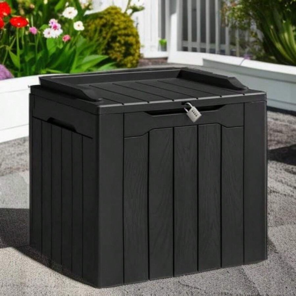 กล่องเก็บของกลางแจ้งขนาด 31 แก - Outdoor Furniture Resin บทวิจารณ์และราคา