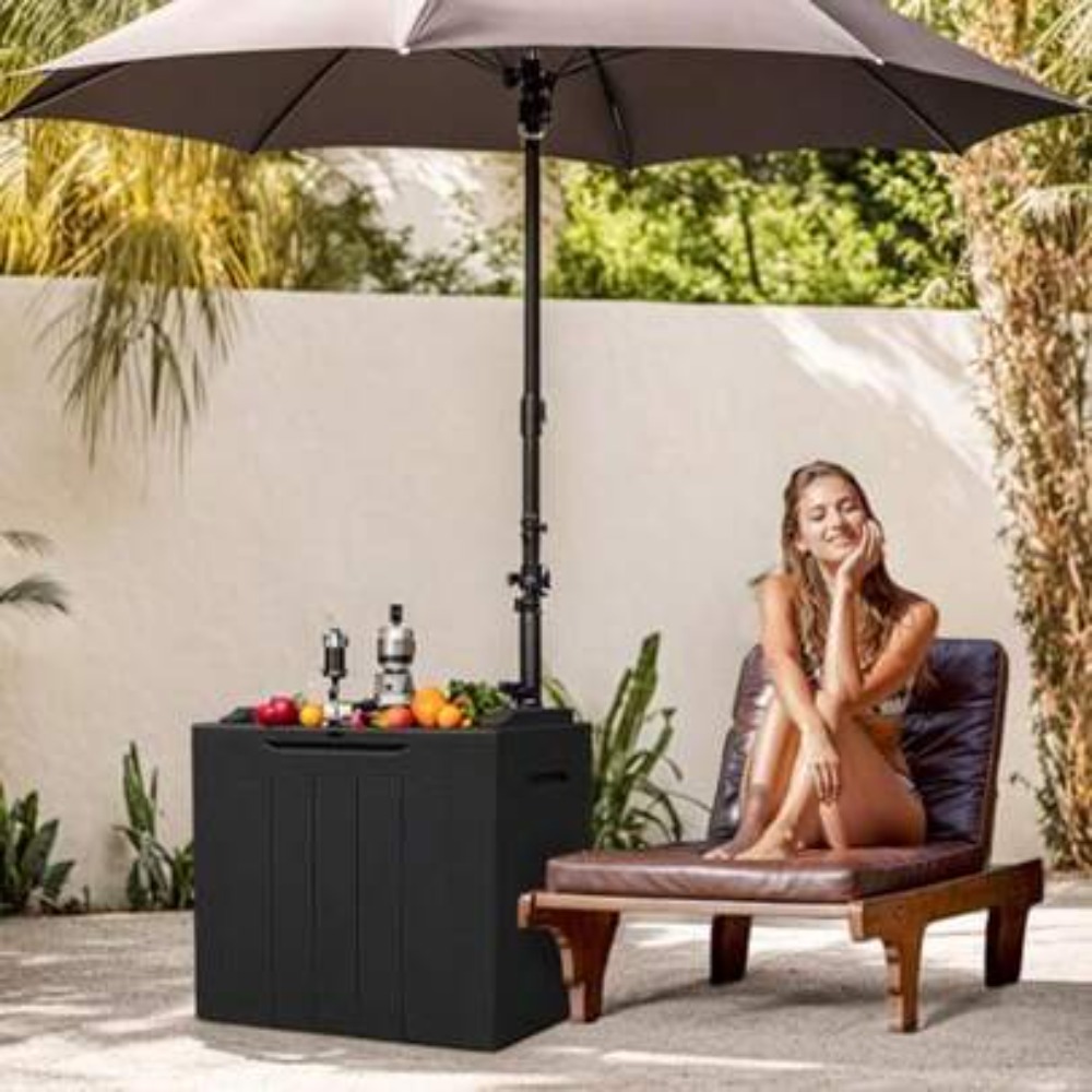 กล่องเก็บของกลางแจ้งกันน้ำ กล่ - Outdoor Furniture Resin บทวิจารณ์และราคา