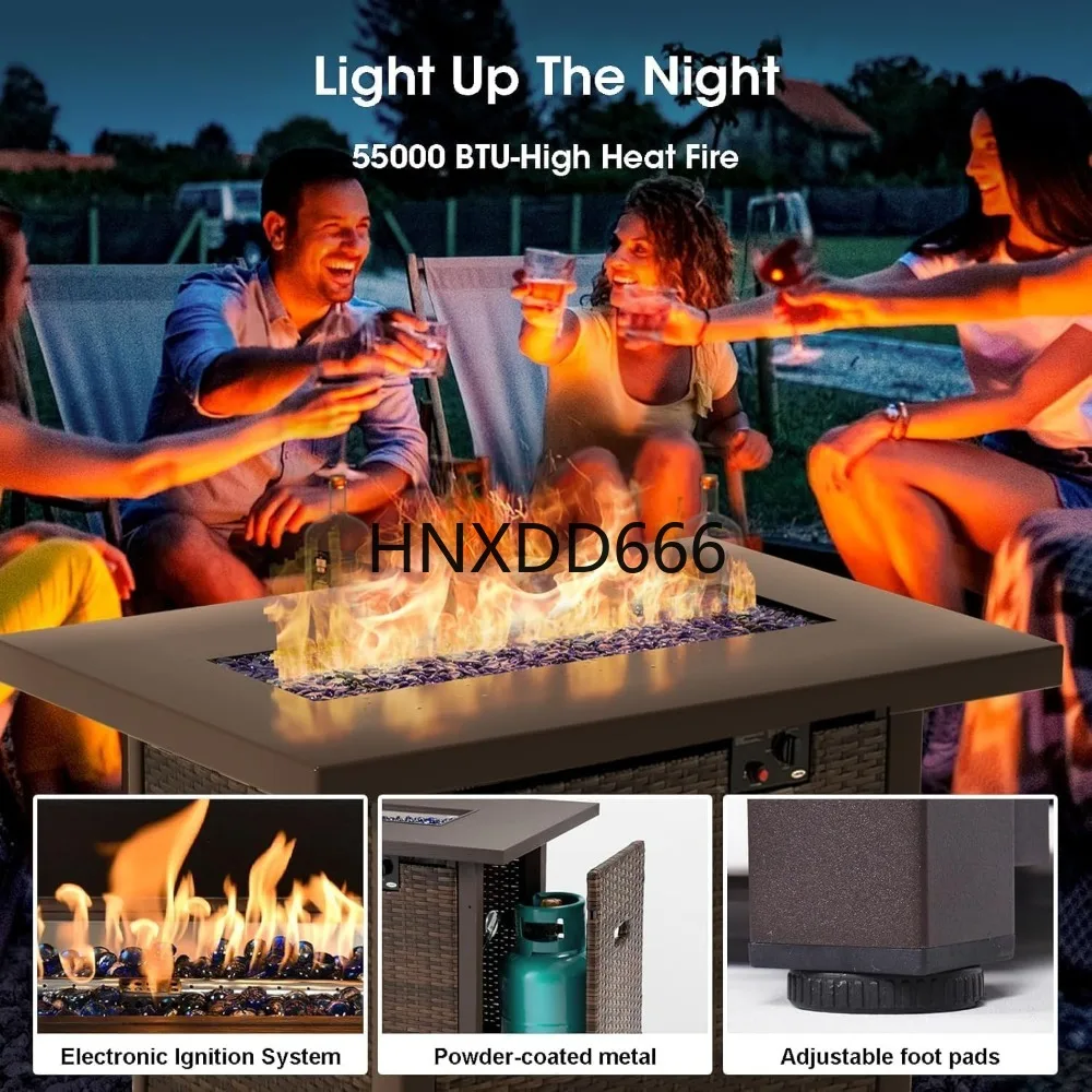 ชุดเฟอร์นิเจอร์ลานบ้าน 7 ชิ้น  - Outdoor Furniture Fire Pit Set บทวิจารณ์และราคา