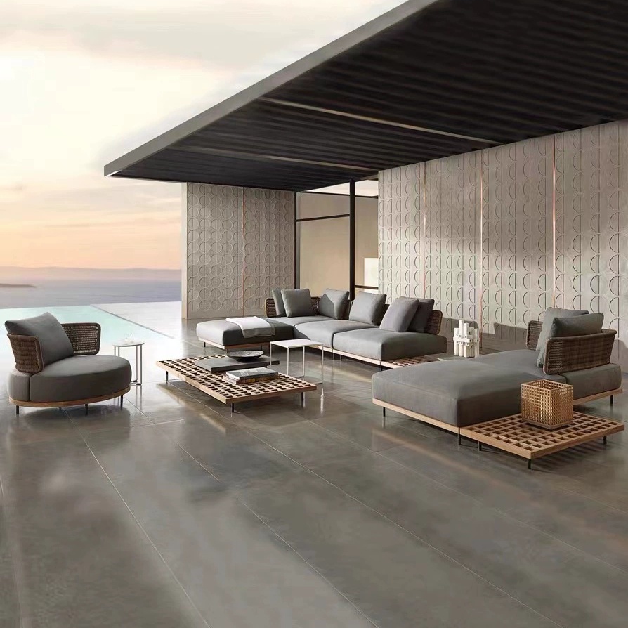 ชุดโซฟาสวนทันสมัย เฟอร์นิเจอร์ - Outdoor Furniture Teak Wood บทวิจารณ์และราคา