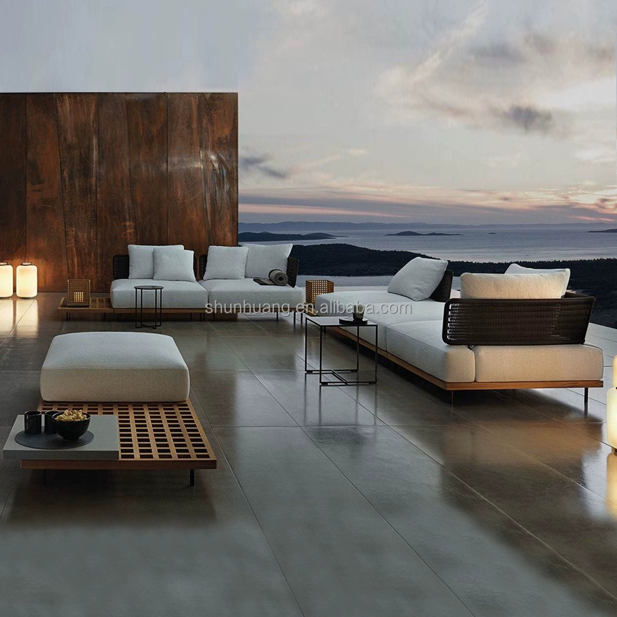 ชุดโซฟาสวนทันสมัย เฟอร์นิเจอร์ - Outdoor Furniture Teak Wood บทวิจารณ์และราคา
