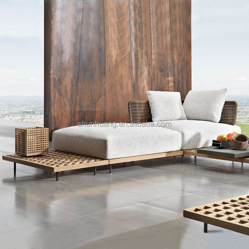 ชุดโซฟาสวนทันสมัย เฟอร์นิเจอร์ - Outdoor Furniture Teak Wood บทวิจารณ์และราคา