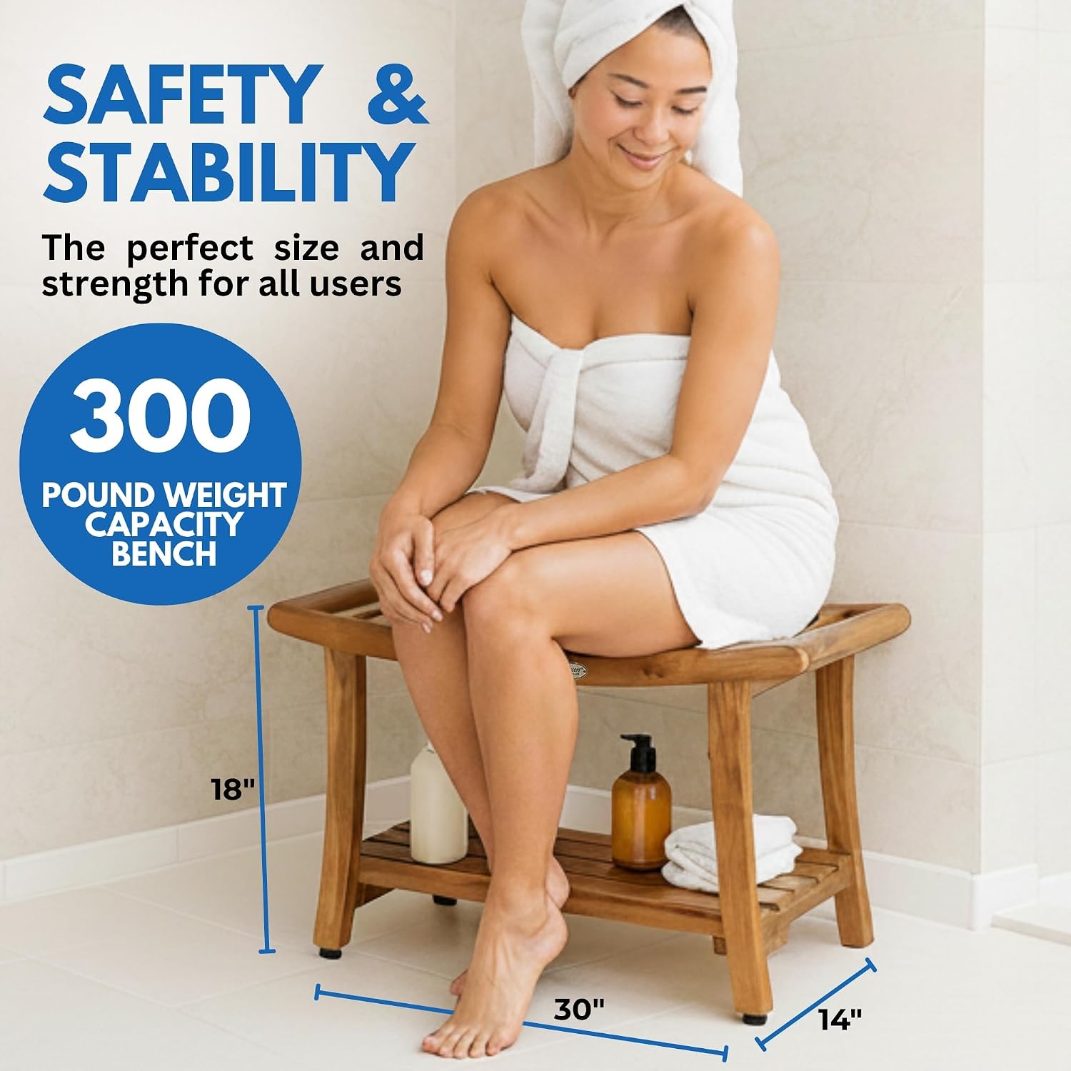 ม้านั่งอาบน้ำไม้สัก พร้อมชั้นว - Outdoor Furniture Teak Wood บทวิจารณ์และราคา