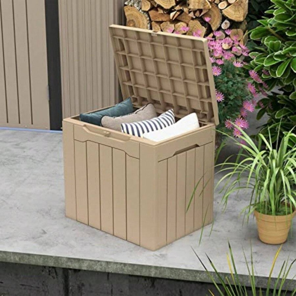 กล่องเก็บของขนาดใหญ่พิเศษ 90 แ - Outdoor Furniture Resin บทวิจารณ์และราคา