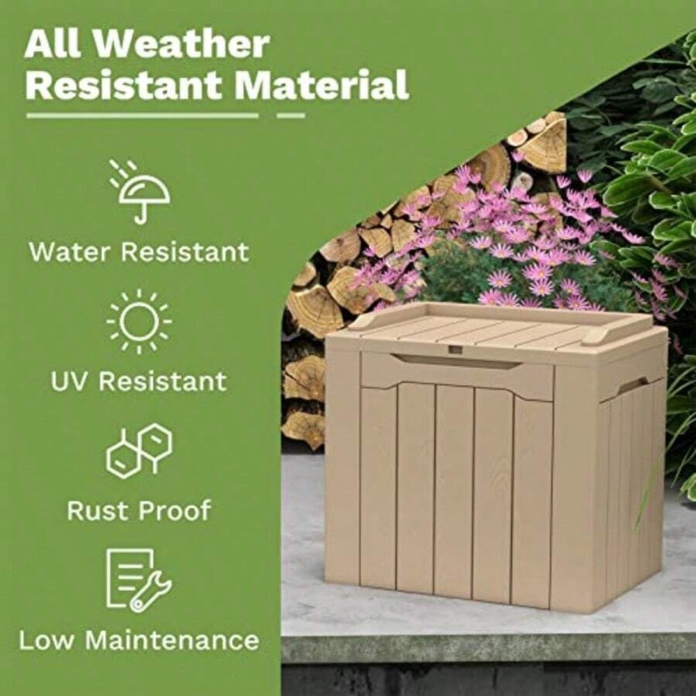 กล่องเก็บของขนาดใหญ่พิเศษ 90 แ - Outdoor Furniture Resin บทวิจารณ์และราคา
