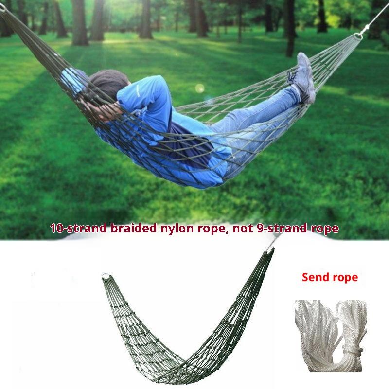 เปลญวนเชือกไนลอนหนาสำหรับสวนกล - Garden Swing Chair บทวิจารณ์และราคา