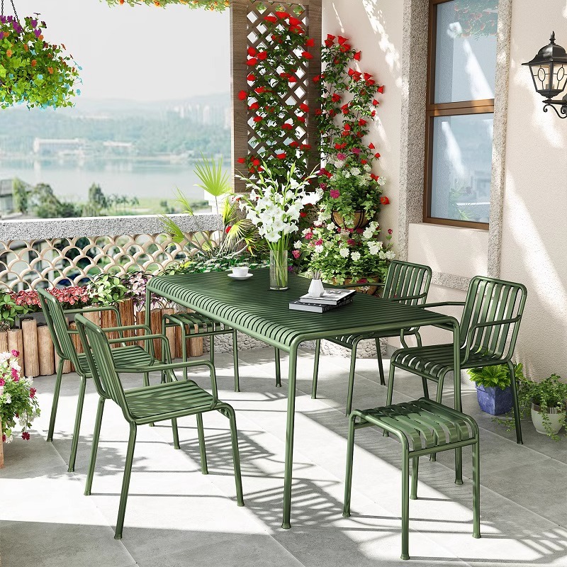 การพักผ่อนกลางแจ้งที่ทันสมัย,  - Outdoor Furniture Green บทวิจารณ์และราคา