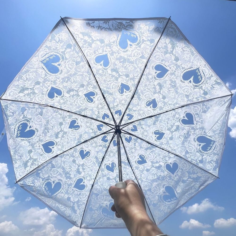 ร่มพับลายลูกไม้สไตล์วินเทจ ขนา - Parasol Umbrella Large บทวิจารณ์และราคา