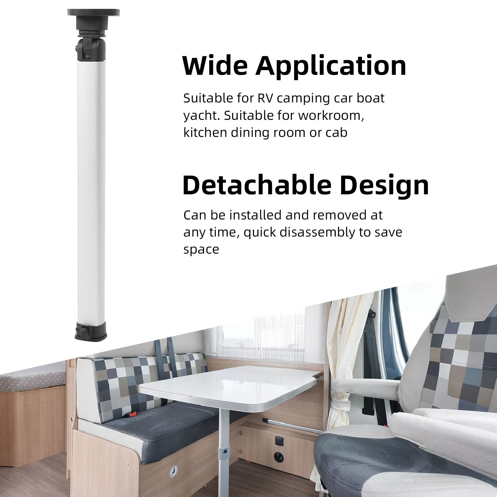 ขาโต๊ะพับแบบยืดหดได้ RV ทำจากอ - Outdoor Furniture Legs บทวิจารณ์และราคา