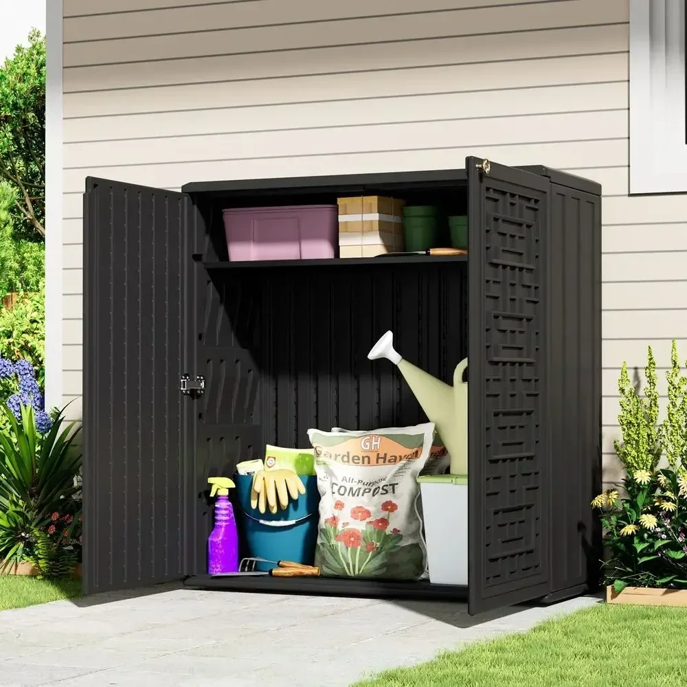 ตู้เก็บของกลางแจ้งกันน้ำทำจากเ - Outdoor Furniture Resin บทวิจารณ์และราคา