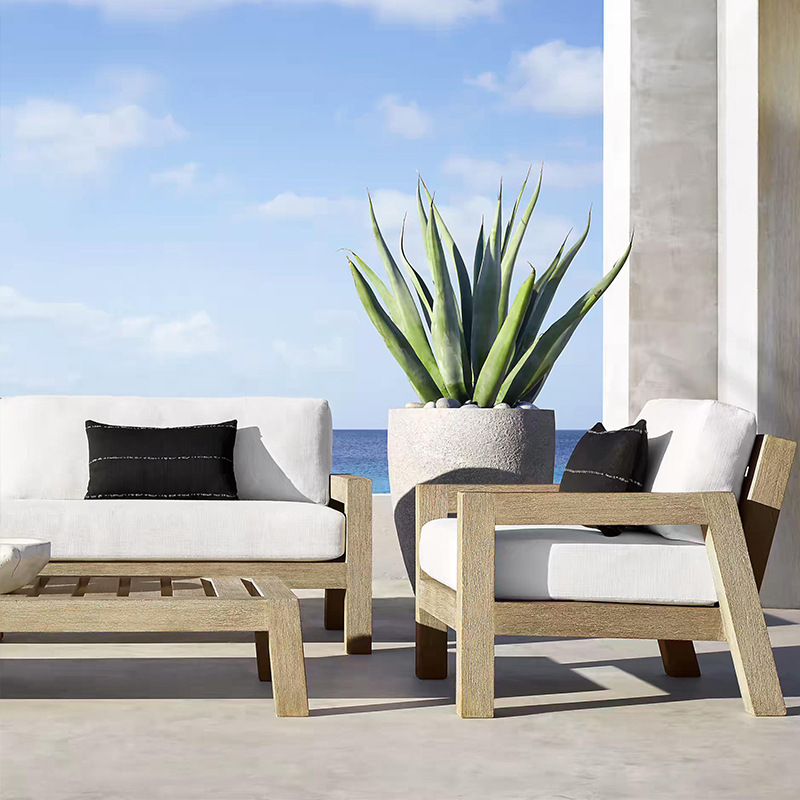 ชุดเฟอร์นิเจอร์สวนหรูหรา กันน้ - Outdoor Furniture Teak Wood บทวิจารณ์และราคา
