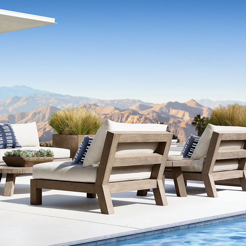 ชุดเฟอร์นิเจอร์สวนหรูหรา กันน้ - Outdoor Furniture Teak Wood บทวิจารณ์และราคา