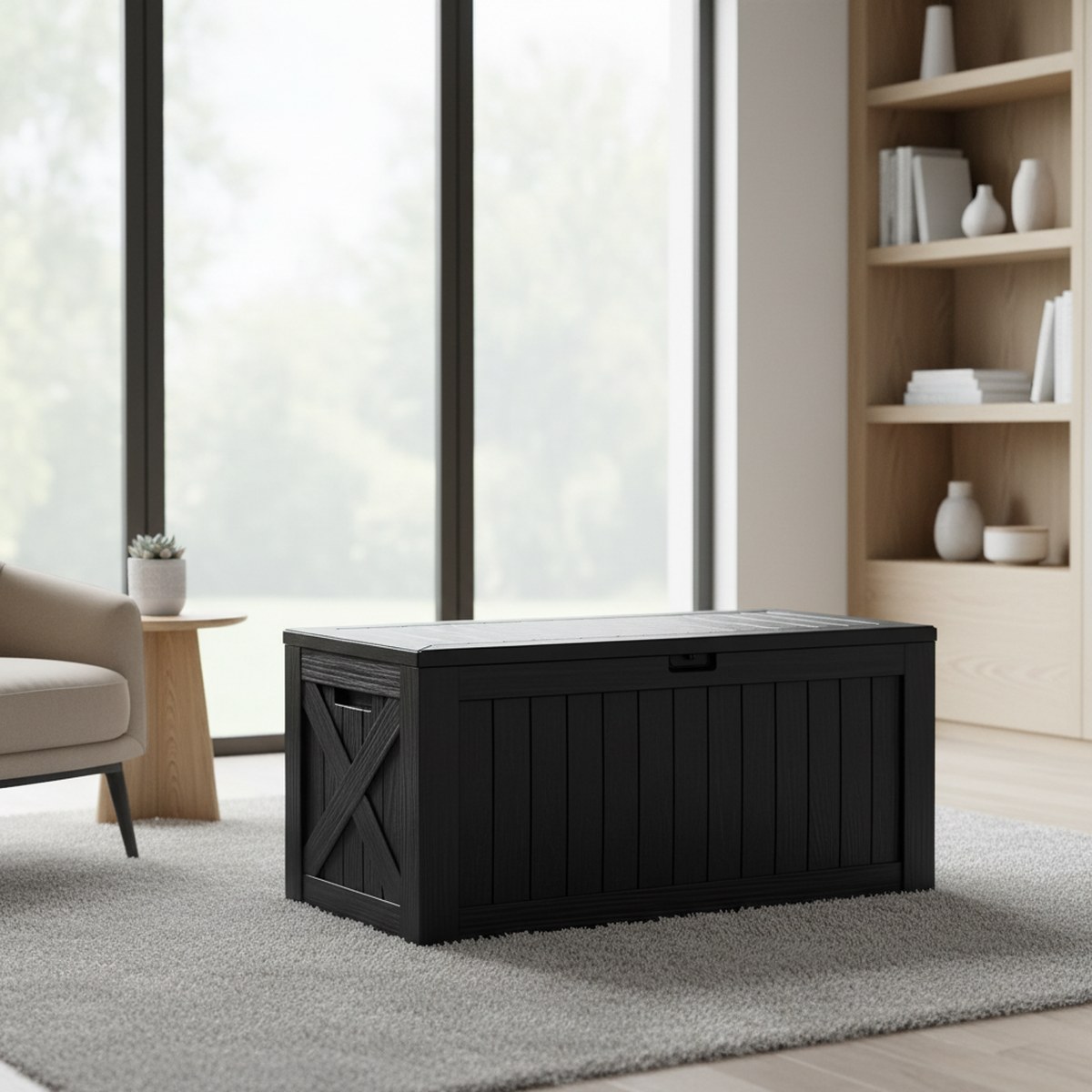 กล่องเก็บของกลางแจ้งขนาดใหญ่ 1 - Outdoor Furniture Resin บทวิจารณ์และราคา