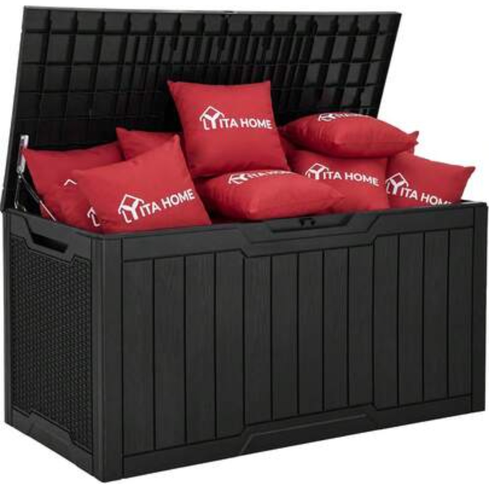 กล่องเก็บของกลางแจ้งขนาดใหญ่ 1 - Outdoor Furniture Resin บทวิจารณ์และราคา