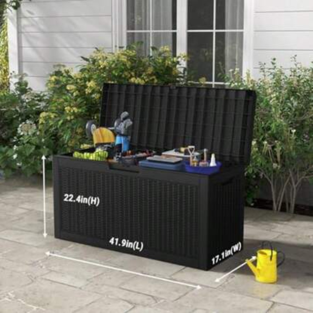 กล่องเก็บของกลางแจ้ง กล่องเก็บ - Outdoor Furniture Resin บทวิจารณ์และราคา