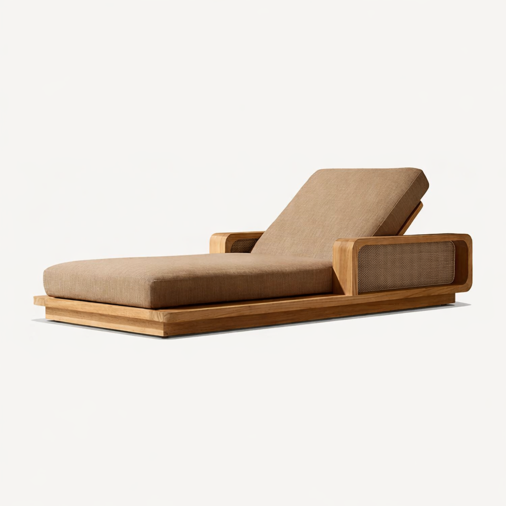 เก้าอี้อาบแดดกลางแจ้งสำหรับโรง - Outdoor Furniture Teak Wood บทวิจารณ์และราคา