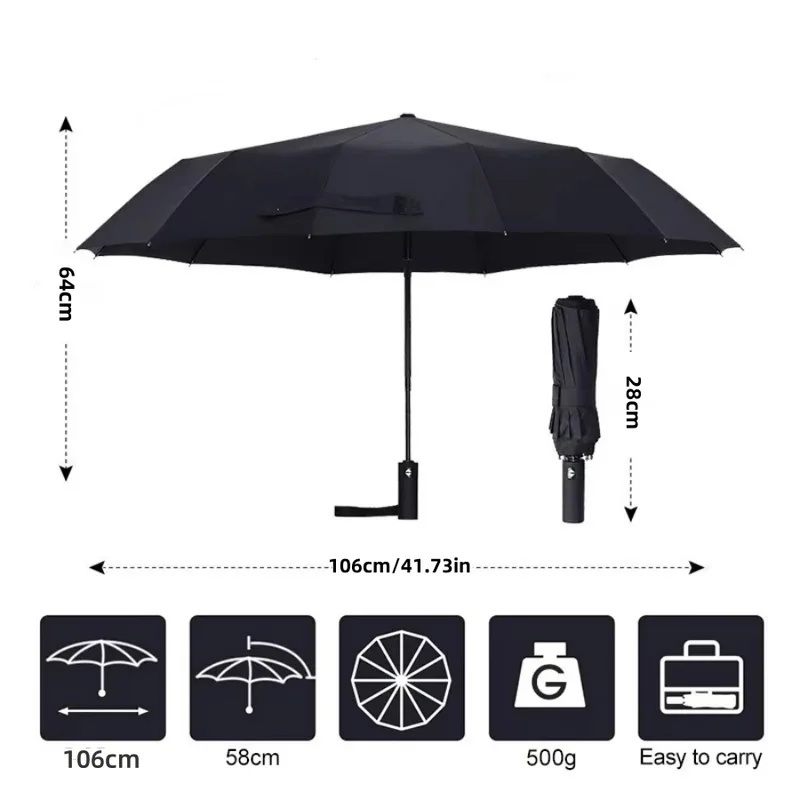 ร่มพับอัตโนมัติ 24 ก้าน ขนาด 1 - Parasol Umbrella Large บทวิจารณ์และราคา
