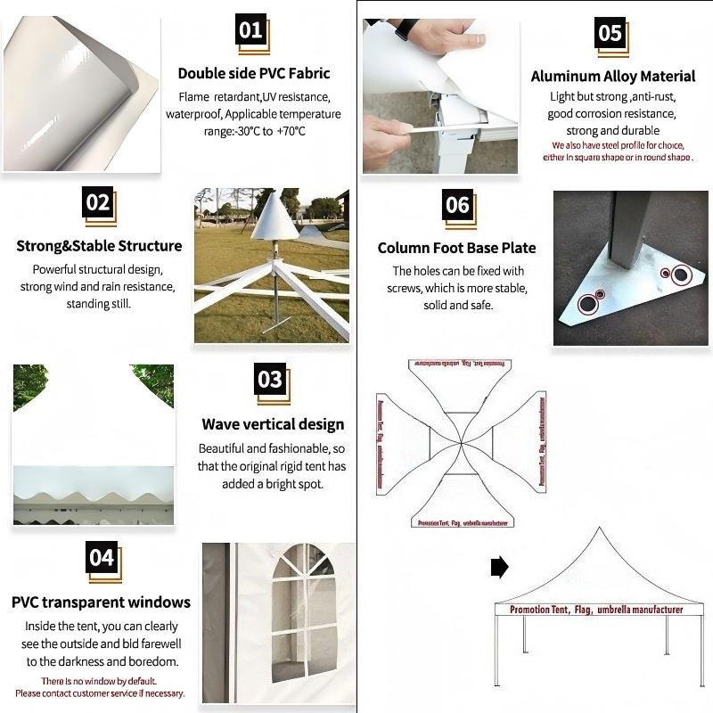 เต็นท์ทรงเจดีย์สูงแบบกันน้ำสำห - Outdoor Furniture Exhibition บทวิจารณ์และราคา