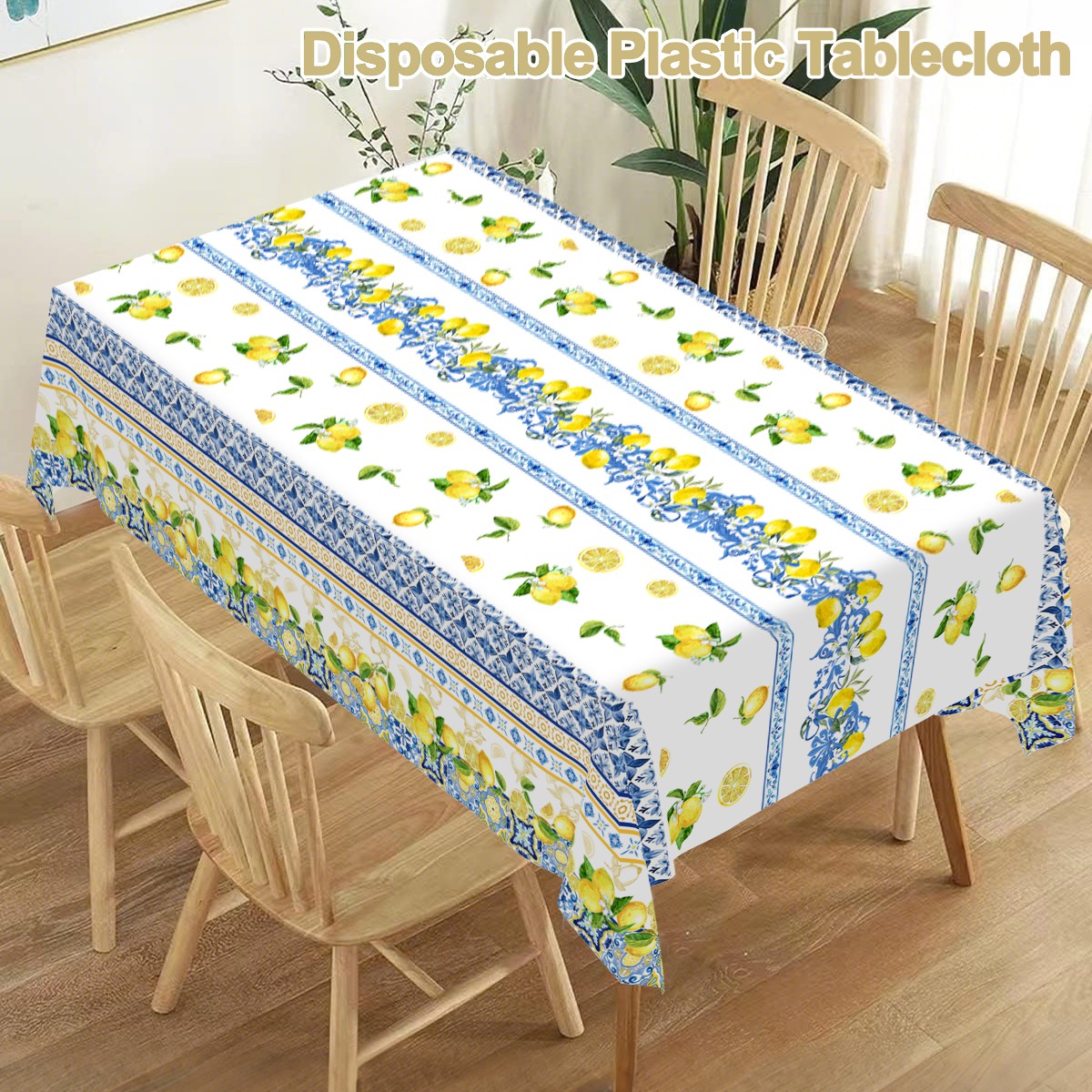 ผ้าปูโต๊ะลายสีเหลืองมะนาว รูปท - Outdoor Furniture Yellow บทวิจารณ์และราคา
