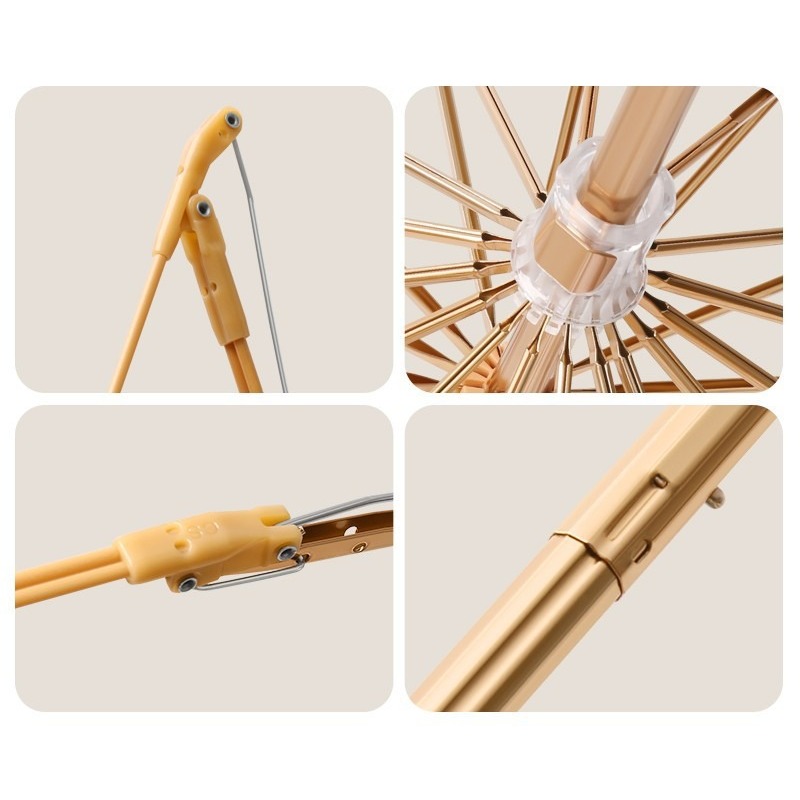 ร่มเคลือบสี หนา ทนลม ขนาดใหญ่  - Parasol Umbrella Large บทวิจารณ์และราคา