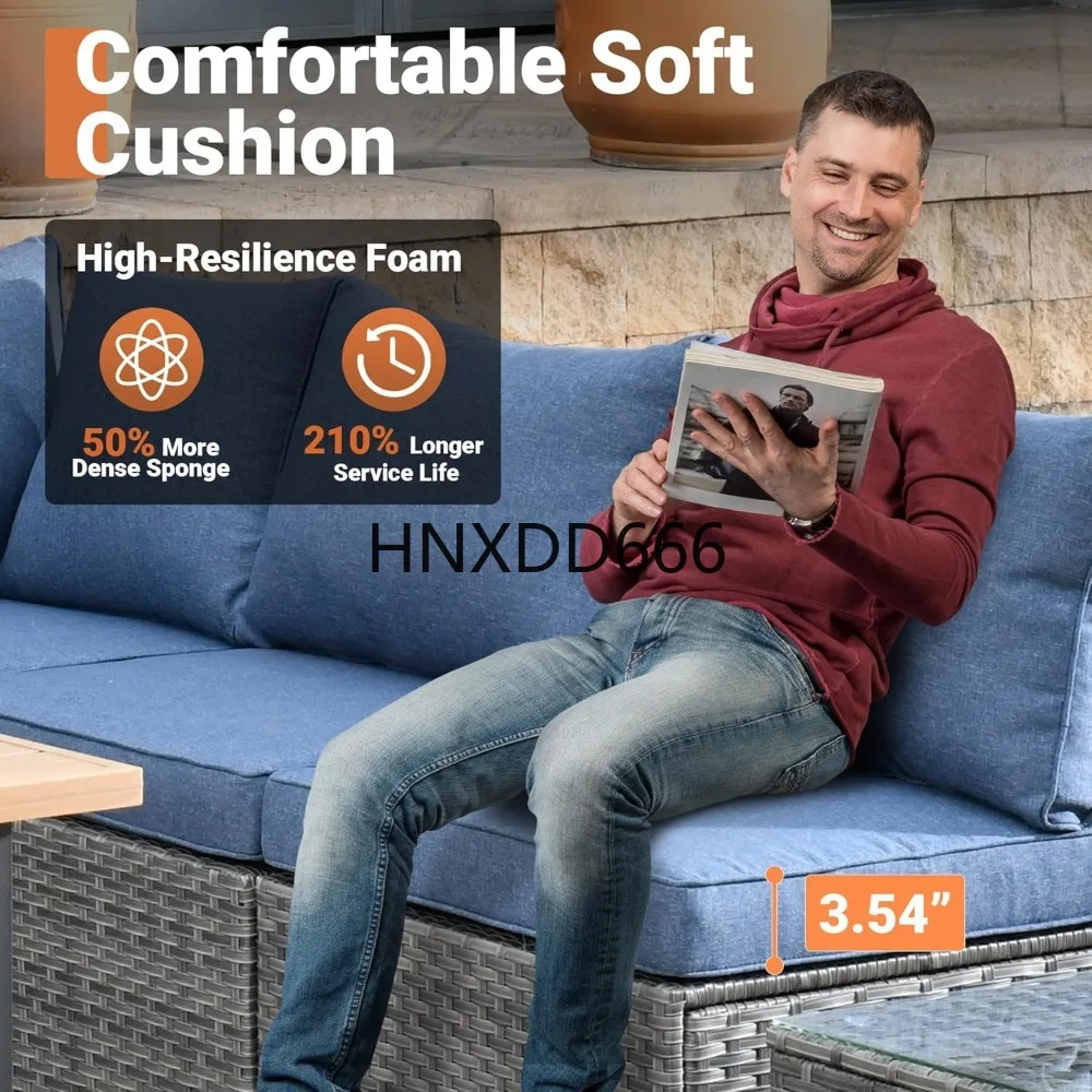 ชุดเฟอร์นิเจอร์ลานกลางแจ้ง 8 ช - Outdoor Furniture Fire Pit Set บทวิจารณ์และราคา