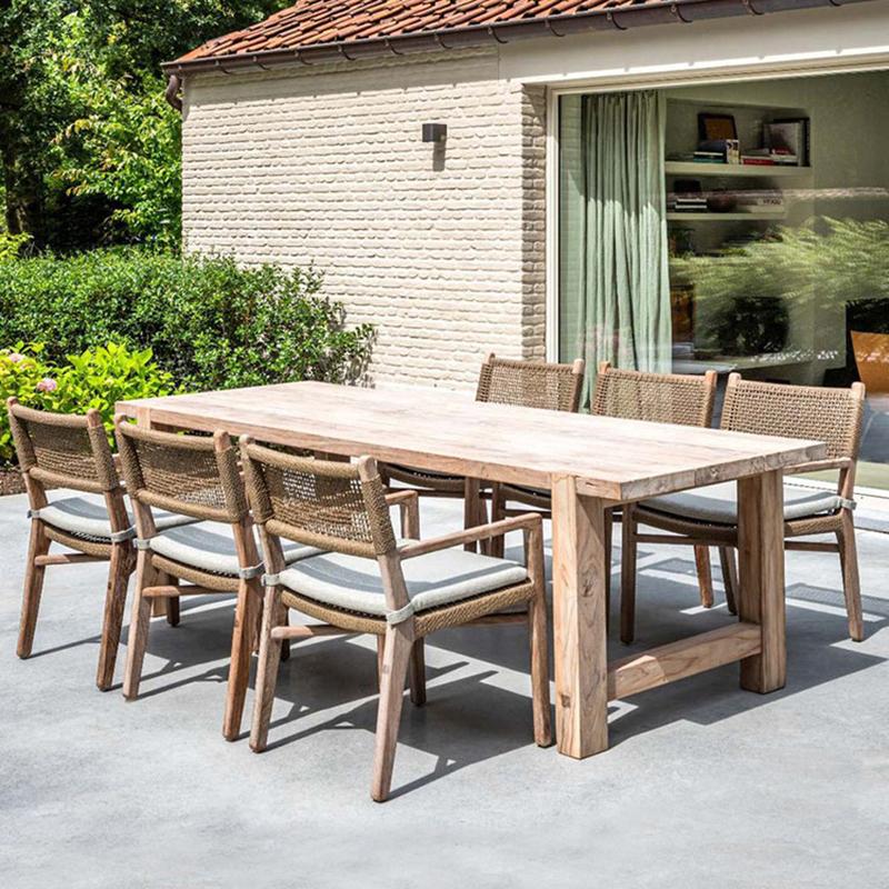 โต๊ะและเก้าอี้กลางแจ้ง ทนทานต่ - Outdoor Furniture Teak Wood บทวิจารณ์และราคา