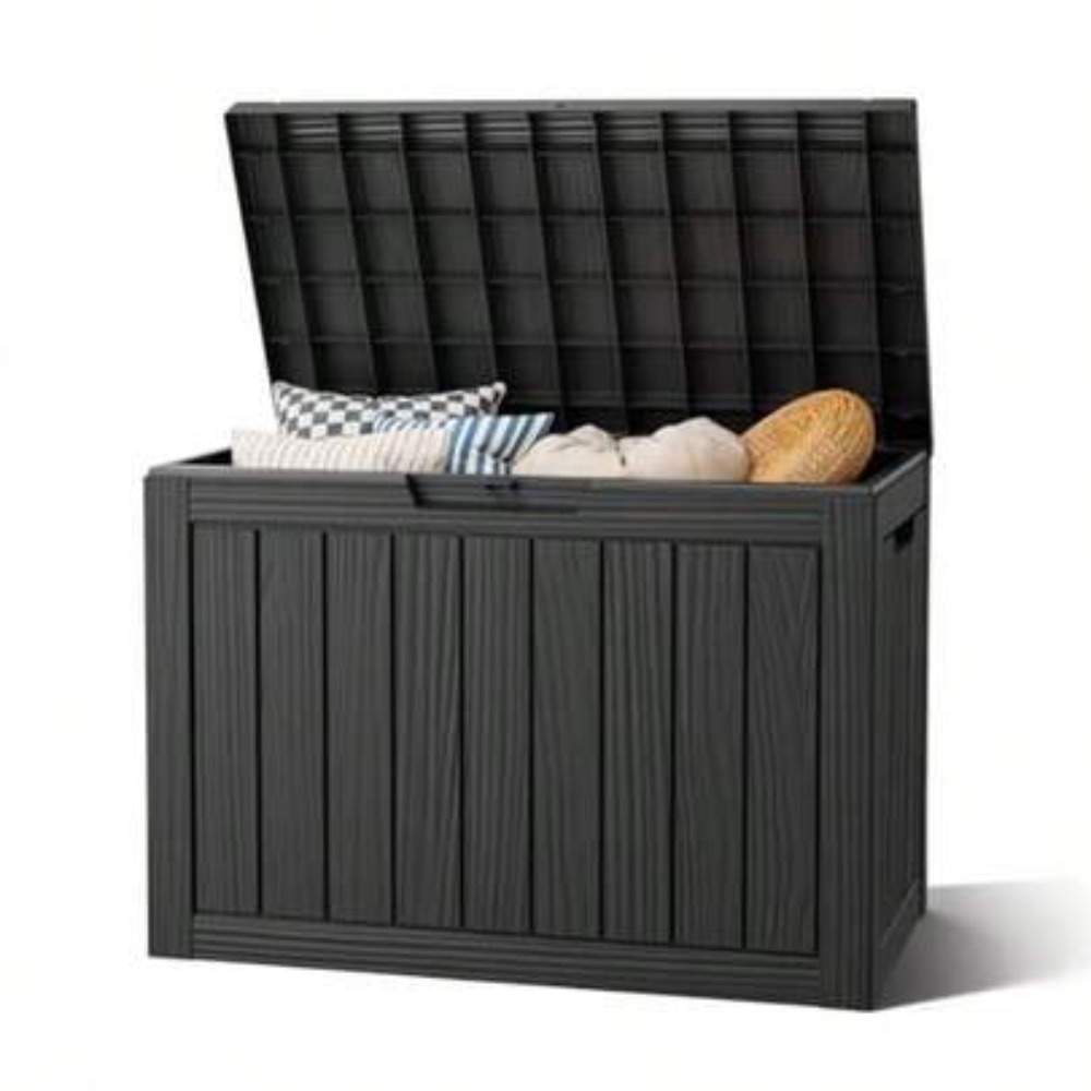 กล่องเก็บของกลางแจ้งขนาด 50 แก - Outdoor Furniture Resin บทวิจารณ์และราคา