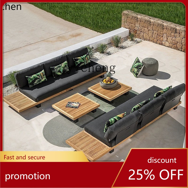 โซฟาไม้สักสำหรับกลางแจ้ง HYS ก - Outdoor Furniture Teak Wood บทวิจารณ์และราคา