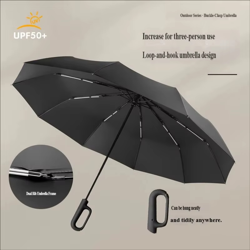 ร่มพับอัตโนมัติขนาดใหญ่ แบบมีห - Parasol Umbrella Large บทวิจารณ์และราคา