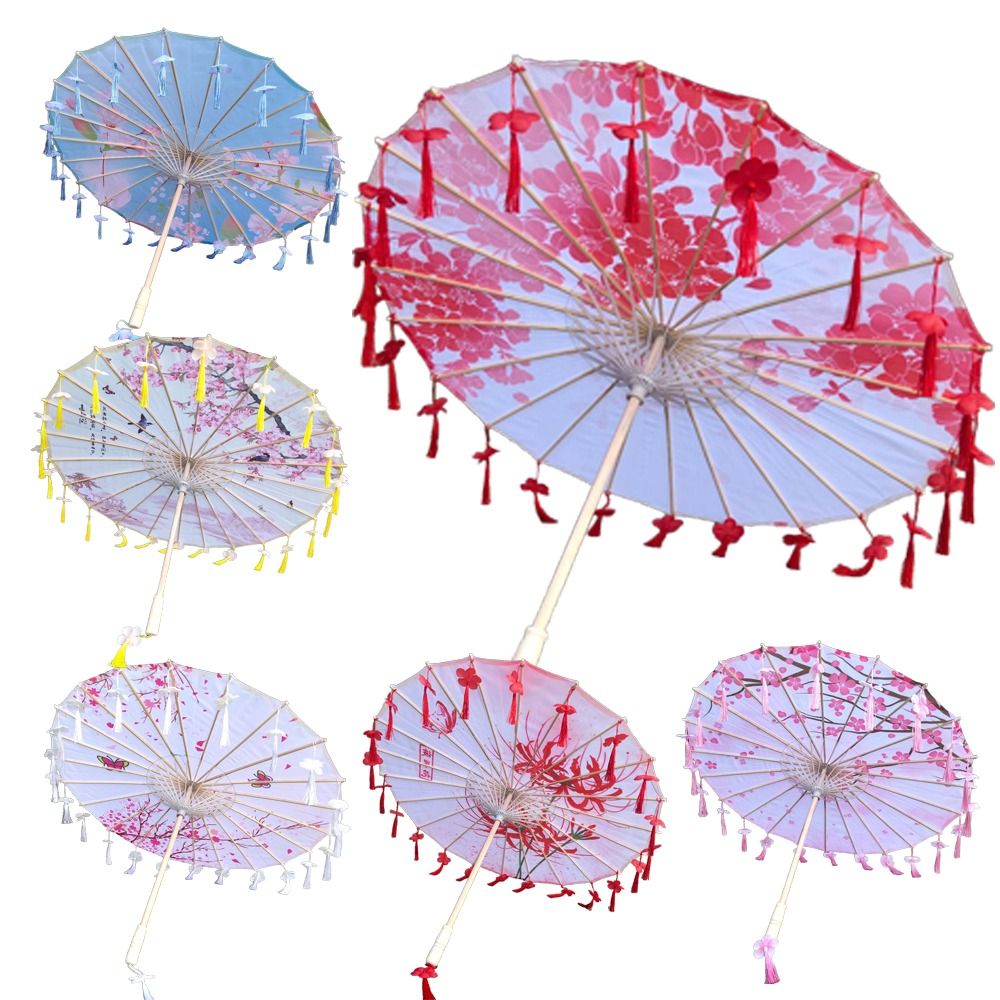 ร่มผ้าไหมศิลปะจีนญี่ปุ่น ขนาดใ - Parasol Umbrella Large บทวิจารณ์และราคา